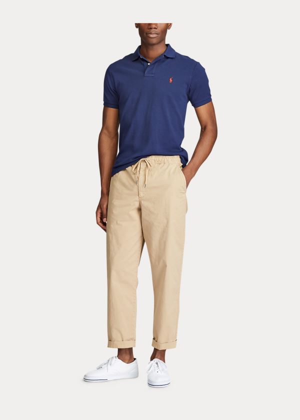 Pantalones Chinos Polo Ralph Lauren Hombre Marrom - Stretch Relaxed Fit - CRPIE7598